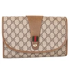 GUCCI GUCCI SHERRY BROWN LEATHER CLUTCH BAG (PRE-OWNED)