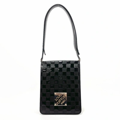Pre-owned Louis Vuitton Club Black Patent Leather Shopper Bag ()