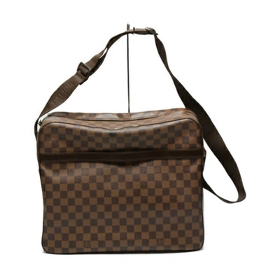 Pre-owned Louis Vuitton Dorsoduro Brown Canvas Shopper Bag ()