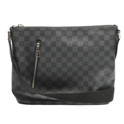 Pre-owned Louis Vuitton Mick Pm Black Canvas Shopper Bag ()