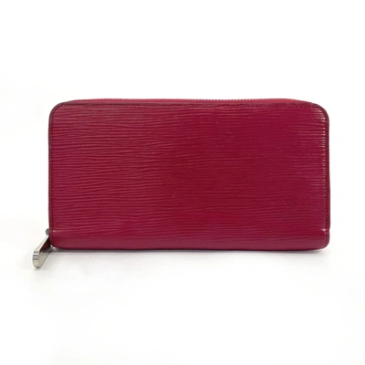 Pre-owned Louis Vuitton Portefeuille Zippy Pink Leather Wallet  ()