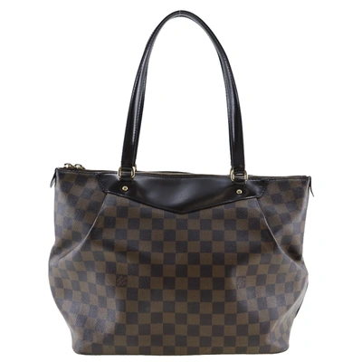 Pre-owned Louis Vuitton Westminster Brown Canvas Shoulder Bag ()
