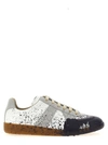 MAISON MARGIELA PAINT REPLICA SNEAKERS WHITE