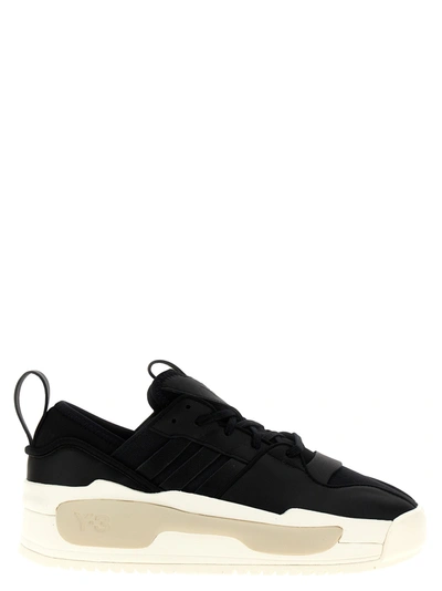 Y-3 Rivalry Sneakers In White/black