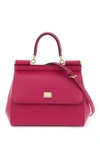 Dolce & Gabbana Sicily Leather Handbag