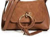 SEE BY CHLOÉ WOMEN'S JOAN MINI HOBO LEATHER BAG IN BROWN