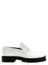 MAISON MARGIELA TABI LOAFERS WHITE/BLACK