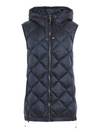Max Mara Women's 'the Cube' Tregil Gilet Blue Puffer Vest In Blue