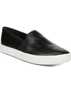 Vince Blair 5 Perforated Slip-on Sneakers In Black Crinkle Patent
