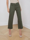 L Agence Wanda High-rise Wide-leg Crop Jeans In Multi