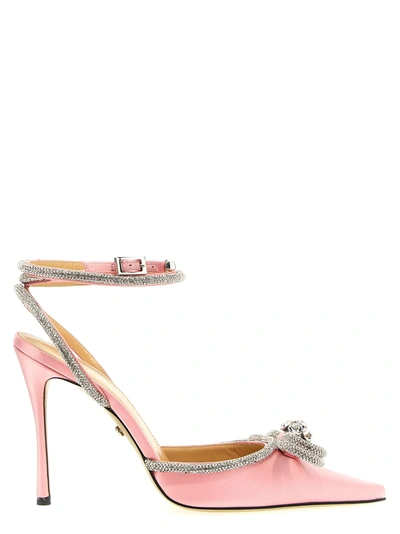 Mach & Mach Double Bow Pumps In Pink