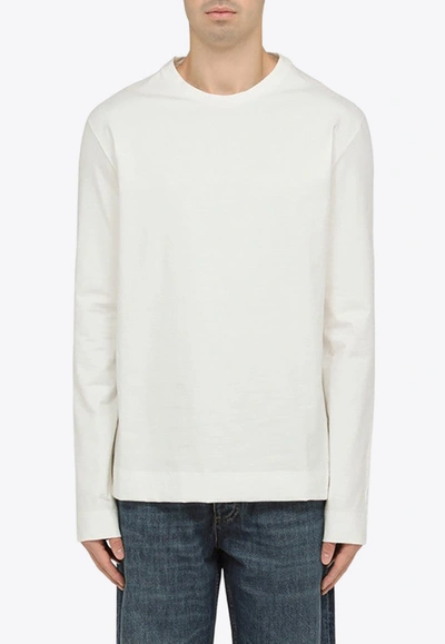 Jil Sander Basic Long-sleeved T-shirt In White