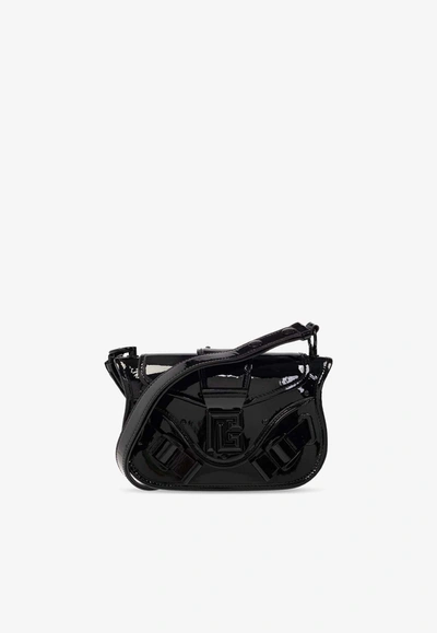 Balmain Blaze Shoulder Bag -  - Leather - Black