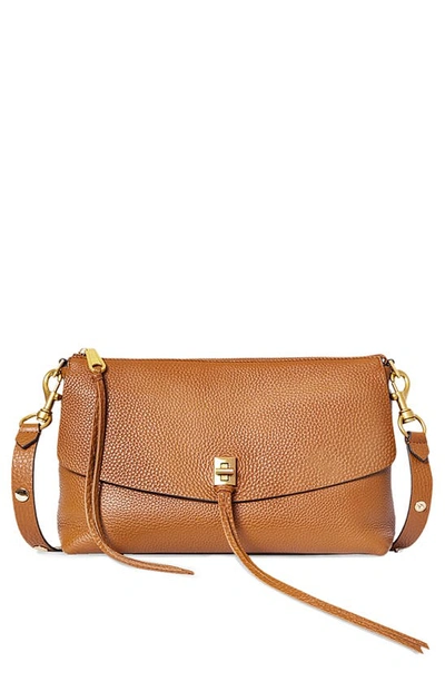 REBECCA MINKOFF REBECCA MINKOFF DARREN TOP ZIP LEATHER CROSSBODY BAG