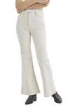 Rolla's Eastcoast Flare Leg Corduroy Pants In Vanilla Cord