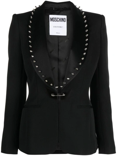 Moschino Jackets In Black