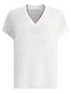 BRUNELLO CUCINELLI BRUNELLO CUCINELLI "PRECIOUS COLLAR" T-SHIRT