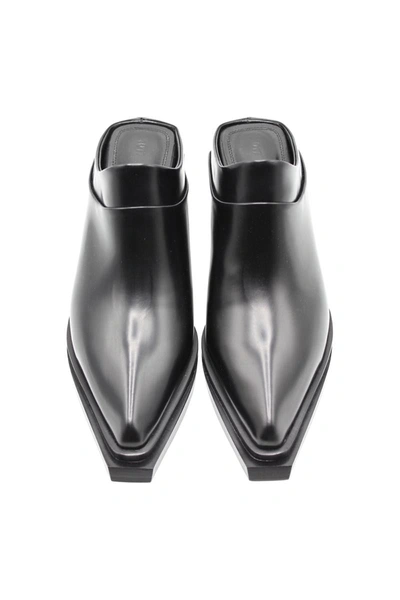 Alyx Dagger Mule In Leather In Black