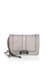 REBECCA MINKOFF Chevron Quilted Leather Crossbody Bag