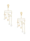AURELIE BIDERMANN Sirocco Baroque Pearl & 18K Gold Dipped Drop Earrings