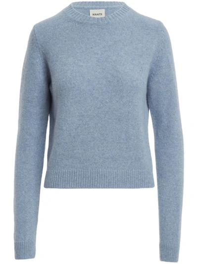 Khaite Diletta Cashmere Sweater In Blue