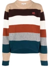 Maison Kitsuné Multicolor Bold Fox Head Sweater In Multicolour