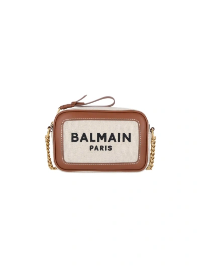 Balmain 'b-army' Small Crossbody Bag In Brown