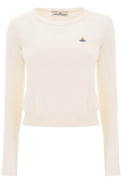 VIVIENNE WESTWOOD VIVIENNE WESTWOOD EMBROIDERED LOGO PULLOVER WOMEN