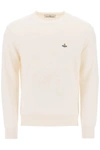 Vivienne Westwood Orb Embroidered-logo Jumper In White