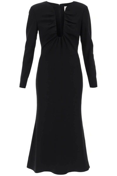 Roland Mouret Cady Midi Dress In Black