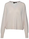 360CASHMERE 360 CASHMERE 'CAMILLE' IVORY CASHMERE SWEATER