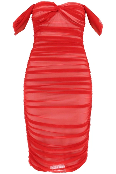 Norma Kamali Walter Dress In Red