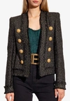 BALMAIN DOUBLE-BREASTED TWEED JACKET