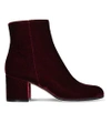 GIANVITO ROSSI Margaux velvet block heel ankle boots