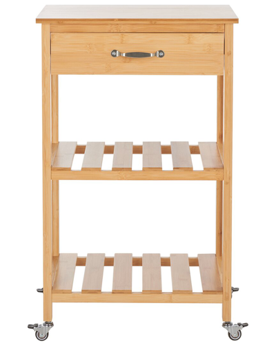 Safavieh Corteau Kitchen Cart In Neutral
