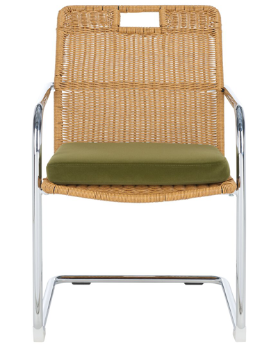 Safavieh Malou Rattan Dining Chair In Green