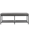 Safavieh Yomi 2-rail Shelf Bench