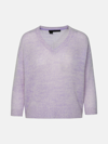 360CASHMERE 'AIMEE' LILAC CASHMERE SWEATER