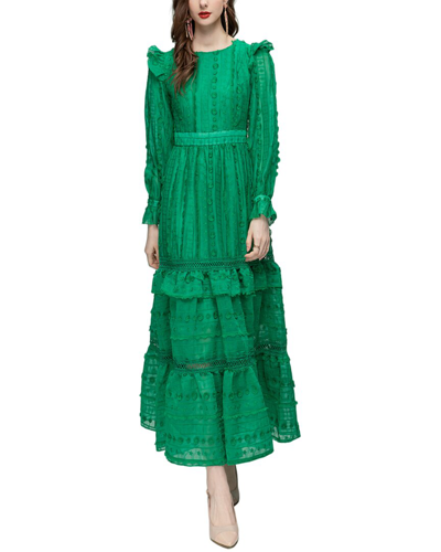 Burryco Midi Dress In Green