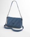 CHICO'S BLUE QUILTED BAG IN BLUE ECHO | CHICO'S