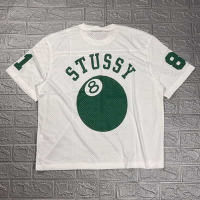 Pre-owned Stussy X Vintage Stussy Mesh Football Jersey In White
