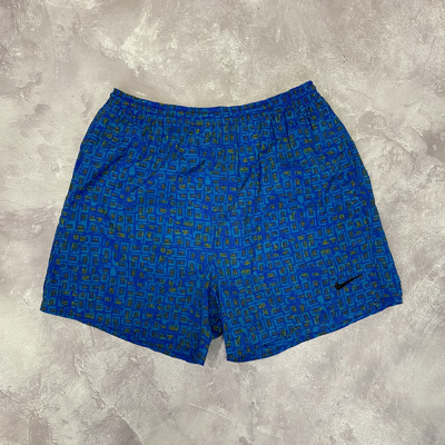 Pre-owned Nike X Vintage Nike Summer Shorts In Blue