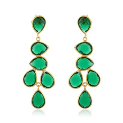 Shyla Sheena Earrings In Green