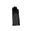 MADE BY MOI SELECTION WOOL & BLACK LEATHER GLOVES