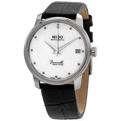 Pre-owned Mido Baroncelli Heritage Automatic Ladies Watch M027.207.16.106.00