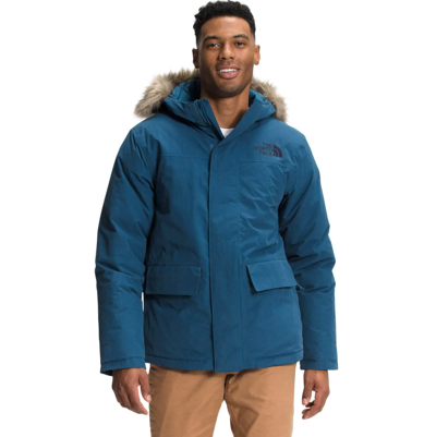Pre-owned The North Face Men's M Arctic Parka 550fill Down Insulated Waterproof Jacket In Monterey Blue