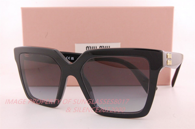 Pre-owned Miu Miu Brand  Sunglasses Mu 03ys 1ab 5d1 Black/gradient Gray For Women