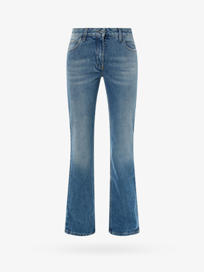 OFF-WHITE OFF WHITE WOMAN JEANS WOMAN BLUE JEANS