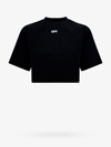 Off-white T-shirts In Black Whit