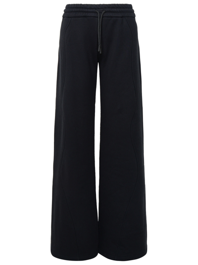 OFF-WHITE OFF-WHITE WOMAN OFF-WHITE BLACK COTTON TROUSERS